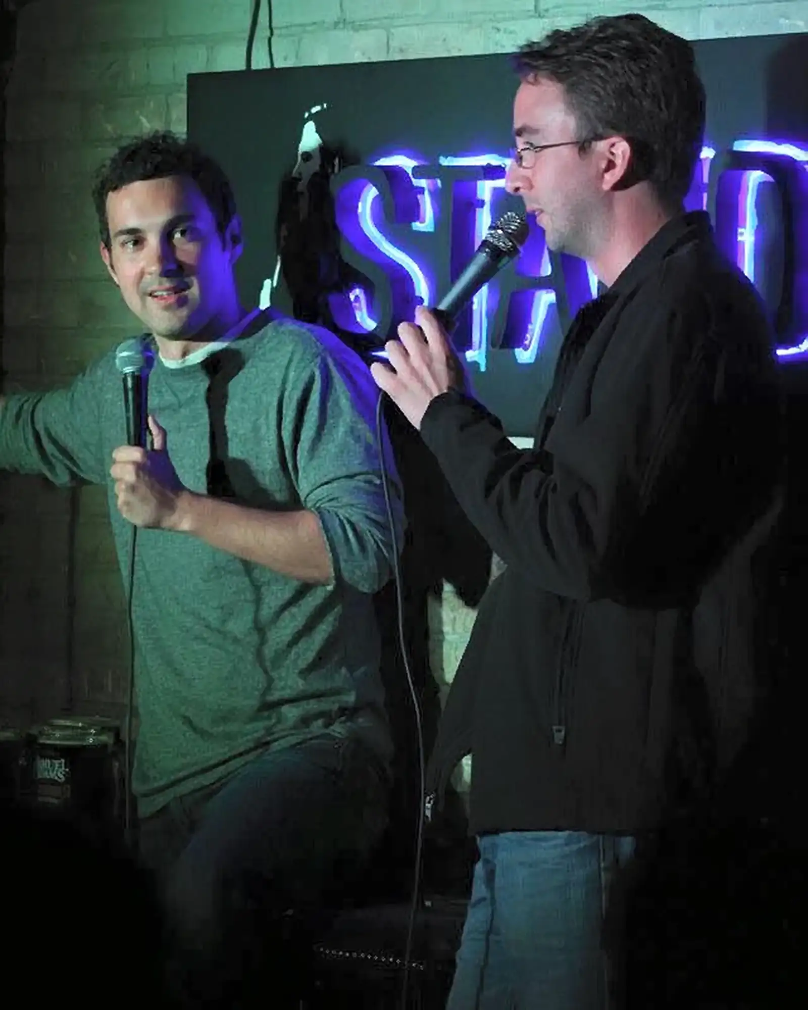 Performing at the Comedy Stand | Mark Normand and Joe List | Tuesdays with Stories Comedians Mark Normand and Joe List of Tuesdays with Stories performing stand-up at the Comedy Stand. Find Mark Normand Tour Dates and Joe List Tour Dates at www.tuesdayspod.com/find-a-show