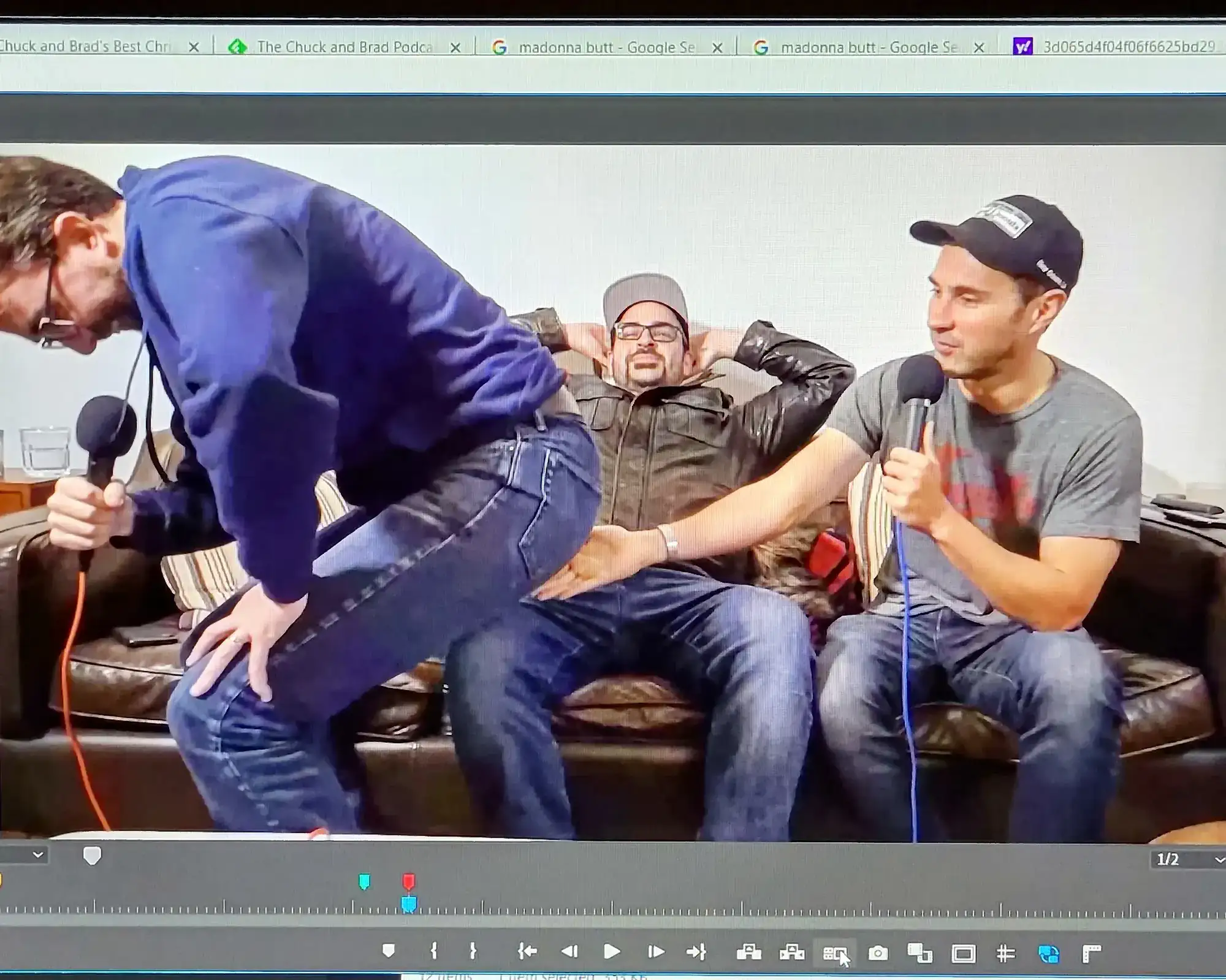 Joe Farting into Mark's Hand with Chuck on the Couch| Mark Normand and Joe List | Tuesdays with Stories Comedian Joe List farting on comedian Mark Normand on Tuesdays with Stories, with Chuck Staton enjoying in the background. Find Mark Normand Tour Dates and Joe List Tour Dates at www.tuesdayspod.com/find-a-show