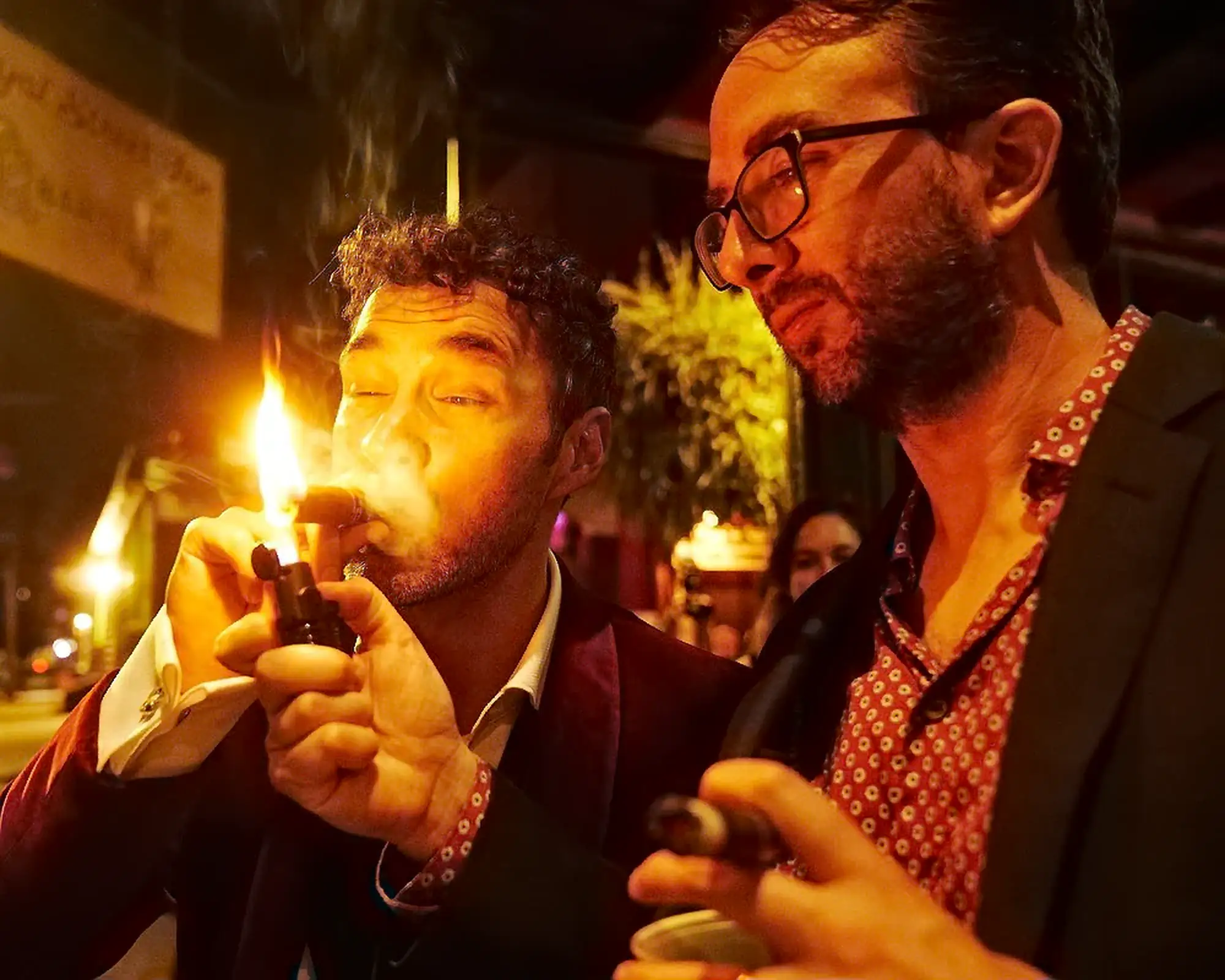 Lighting a Cigar in Suits at Mark's Wedding in New Orleans | Mark Normand and Joe List | Tuesdays with Stories Comedians Mark Normand and Joe List of Tuesdays with Stories lighting a cigar at Mark's wedding to Mae Planert in New Orleans. Find Mark Normand Tour Dates and Joe List Tour Dates at www.tuesdayspod.com/find-a-show