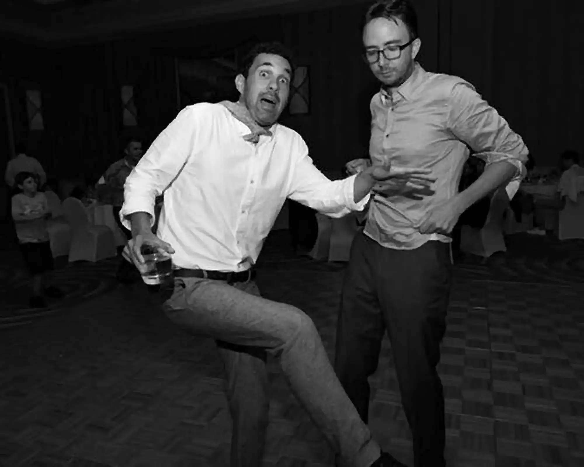Dancing at Mark's Wedding to Mae Planert | Mark Normand and Joe List | Tuesdays with Stories Comedians Mark Normand and Joe List of Tuesdays with Stories dancing at Mark's wedding. Find Mark Normand Tour Dates and Joe List Tour Dates at www.tuesdayspod.com/find-a-show