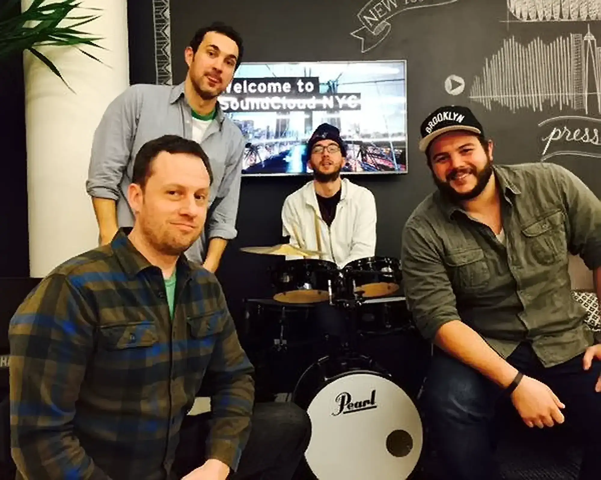 Playing Drums at Soundcloud Headquarters in NYC | Mark Normand and Joe List | Tuesdays with Stories Comedian Joe List playing drums, with comedian Mark Normand, hosts of Tuesdays with Stories, at SoundCloud NYC Headquarters. Find Mark Normand Tour Dates and Joe List Tour Dates at www.tuesdayspod.com/find-a-show