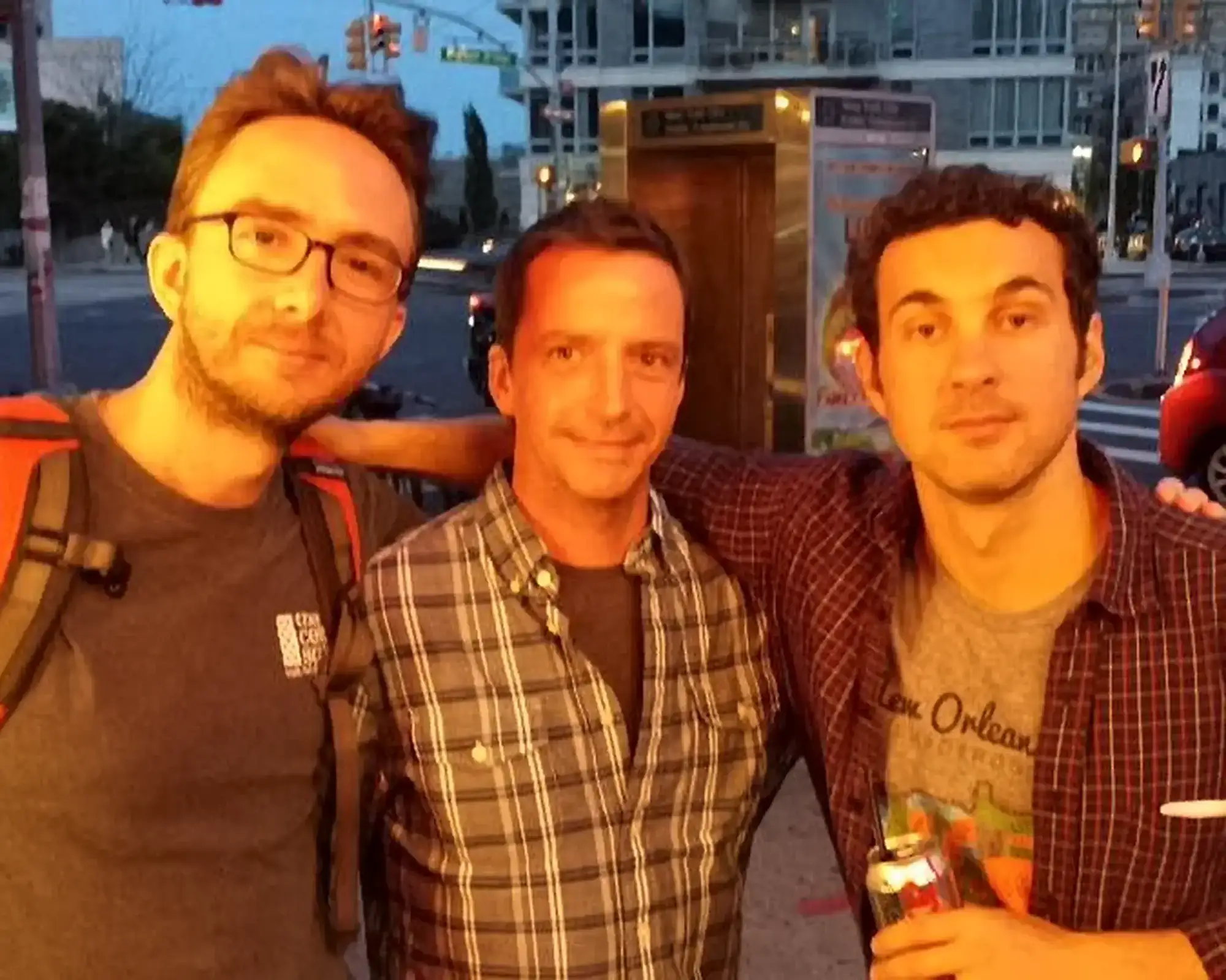 Fan Picture | Mark Normand and Joe List | Tuesdays with Stories Comedians Mark Normand and Joe List of Tuesdays with Stories taking a picture with a fan. Find Mark Normand Tour Dates and Joe List Tour Dates at www.tuesdayspod.com/find-a-show