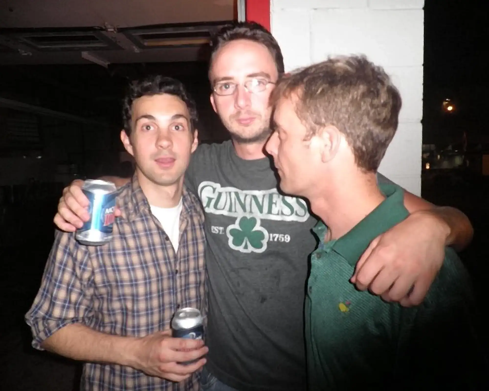 St. Patrick's Day in a Shamrock Guinness T-Shirt | Mark Normand and Joe List | Tuesdays with Stories Comedians Mark Normand and Joe List of Tuesdays with Stories on St. Patrick's Day, with Joe List wearing a Guinness shirt. Find Mark Normand Tour Dates and Joe List Tour Dates at www.tuesdayspod.com/find-a-show