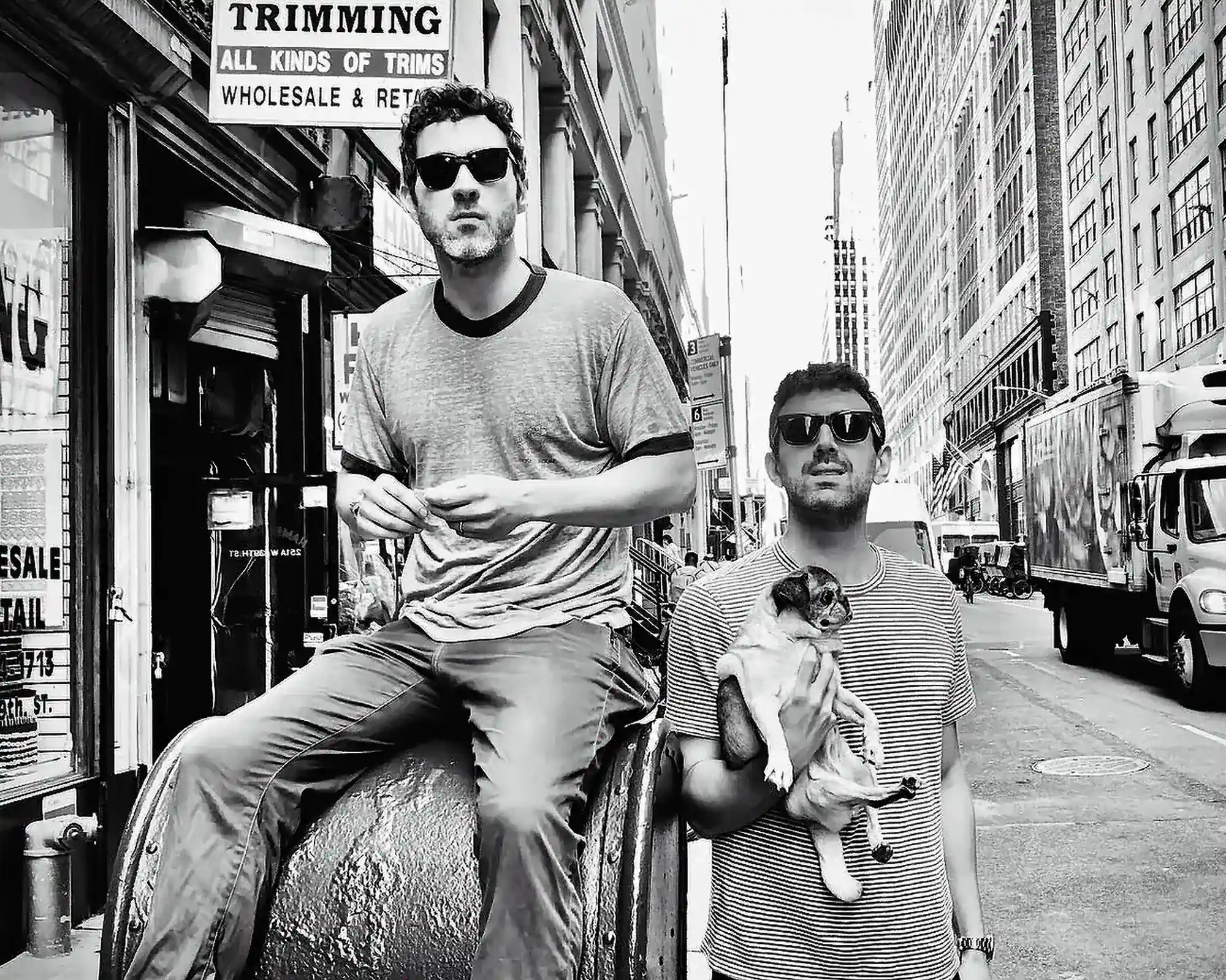 Sam Morril with a Pug dog in New York City with Mark | Mark Normand | Tuesdays with Stories Comedian Sam Morril with a Pug dog in New York City with comedian Mark Normand of Tuesdays with Stories. Find more about Mark Normand at www.tuesdayspod.com/mark-normand