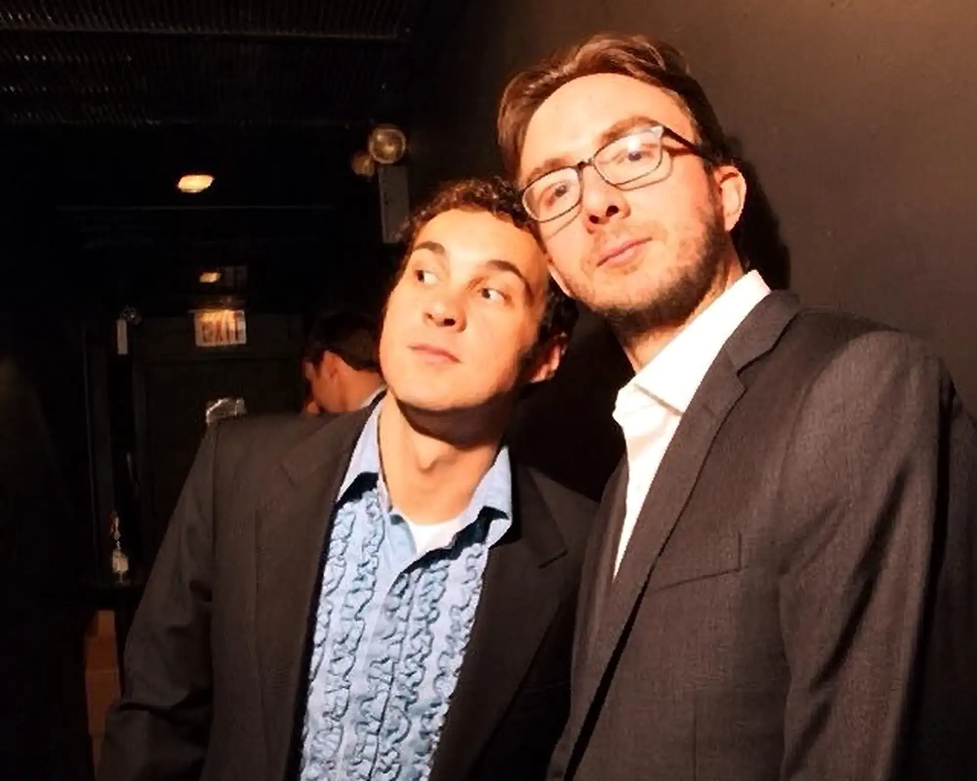 Young Mark Normand and Joe List in Suits Comedians Mark Normand and Joe List of Tuesdays with Stories in suits, when they were younger and baby-faced. Find Mark Normand Tour Dates and Joe List Tour Dates at www.tuesdayspod.com/find-a-show
