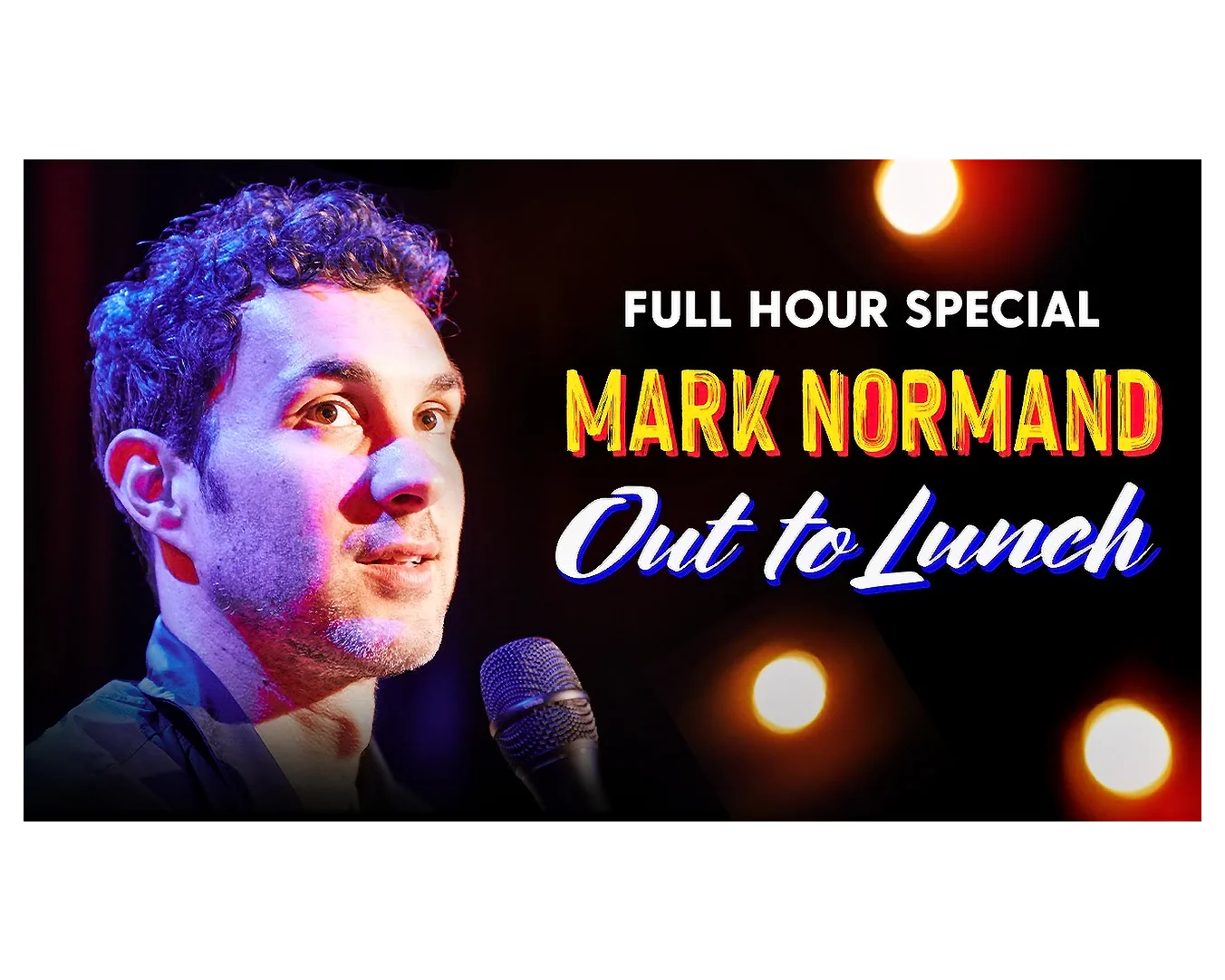 Out To Lunch Poster | Stand-Up Comedy Special | Mark Normand | Tuesdays with Stories Poster for comedy special "Out to Lunch" by comedian Mark Normand of Tuesdays with Stories. Find more about Mark at www.tuesdayspod.com/mark-normand